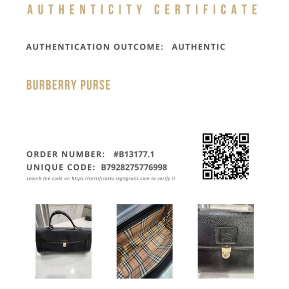 🔹️ Burberrys 🔹️vintage top handle | Pebble Leather Black Hand Bag + COA ✨️🖤 - Picture 2 of 6